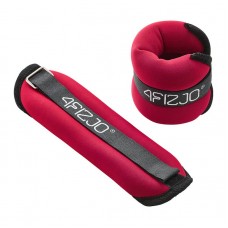 Обважнювачі-манжети для ніг та рук 4FIZJO 2 x 1 кг Black/Red, код: P-5907739311085 Обважнювачі-манжети для ніг та рук 4FIZJO 2 x 1 кг Black/Red, код: P-5907739311085