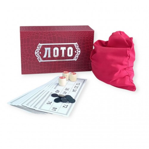 Настільна гра лото SNS LD-8821 у червонийй коробочці 23х13 см, код: 13823-SNS Настільна гра лото SNS LD-8821 у червонийй коробочці 23х13 см, код: 13823-SNS