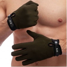 Рукавички тактичні з закритими пальцями Tactical 5.11 размер M, оливковий, код: BC-0527_MOL