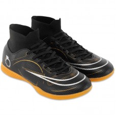 Футзалки взуття для міні-футболу PlayGame розмір 41, чорний, код: 2508P-40-45-1_41