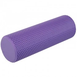 Ролер масажний циліндр цільний FitGo 300x100 мм, фіолетовий, код: FI-0895-30_V Ролер масажний циліндр цільний FitGo 300x100 мм, фіолетовий, код: FI-0895-30_V