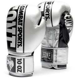 Боксерські рукавички Leone Nexplosion 14 унцій, срібний, код: 500204_14-RX