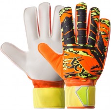 Рукавички воротарські з захисними вставками на пальці PlayGame VCY помаранчевий, розмір 9, код: FB-931_OR_9-S52