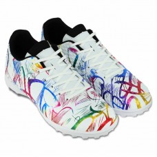 Сороконіжки футбольні Lijin розмір 44, білий-фуксія-синій, код: 2503-1-40-45-3_44