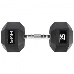 Гантель HMS Hex Pro 1х25 кг, код: 17-66-121-IN