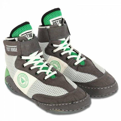 Борцівки Fistrage розмір 44, сірий-салатовий, код: VL-7747_44GRLG Борцівки Fistrage розмір 44, сірий-салатовий, код: VL-7747_44GRLG