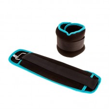 Обважнювачі FitGo чорно-синій 2х2,5 кг, код: 87223-5-WS Обважнювачі FitGo чорно-синій 2х2,5 кг, код: 87223-5-WS