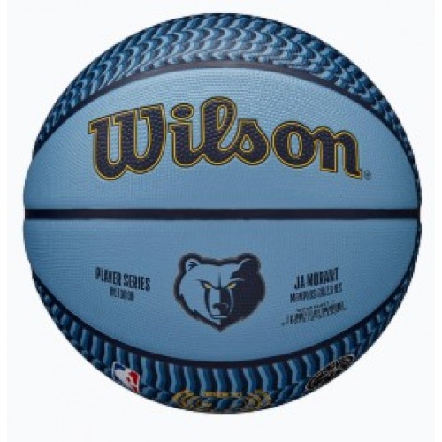 М"яч баскетбольний Wilson NBA Player Icon Outdoor BSKT Morant №7, синій, код: 097512651202 М"яч баскетбольний Wilson NBA Player Icon Outdoor BSKT Morant №7, синій, код: 097512651202