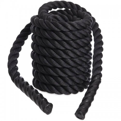 Канат для кроссфіта Zelart Combat Battle Rope 9000х38 мм, чорний, код: FI-5311-9 Канат для кроссфіта Zelart Combat Battle Rope 9000х38 мм, чорний, код: FI-5311-9