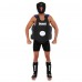 Захист корпусу (жилет) тренера Boxer чорний, код: 2039-02-S52