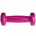 Гантели для фитнеса Modern с виниловым покрытием 1x0,5 кг розовый, код: TA-2777-0_5_P-S52