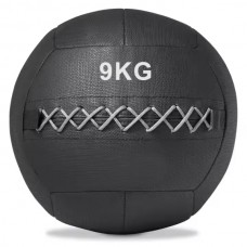 М"яч набивний для кросфіту Wall Ball (медичний) Generation Fitness FF42D1B-9kg 9кг, чорний, код: 523032-AX