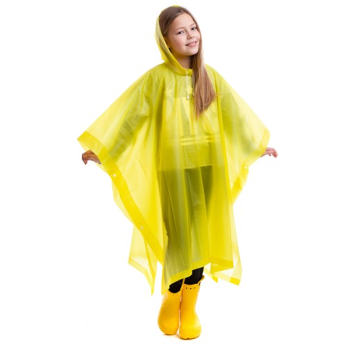 Дощовик дитячий Пончо Camping жовтий, код: C-1020_Y