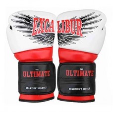 Боксерські рукавиці Excalibur Ultimate 14oz білий/червоний/чорний, код: 8031-02/14 Боксерські рукавиці Excalibur Ultimate 14oz білий/червоний/чорний, код: 8031-02/14