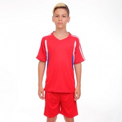 Футбольна форма підліткова PlayGame Line розмір 26, ріст 130, червоний, код: CO-4587_26R