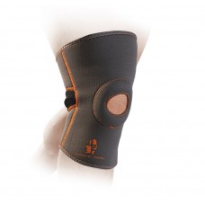 Наколінник MadMax Knee Support with Patella Stabilizer розмір XL, темно-сірий-помаранчевий, код: MFA-297_XL