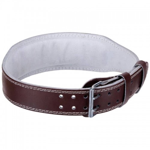 Пояс атлетичний шкіряний Zelart ширина 15см L коричневий, код: SB-165076_L