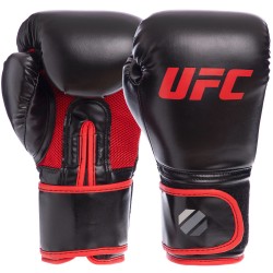 Рукавички боксерські UFC Myau Thai Style на липучці 16oz, код: UHK-69744-S52