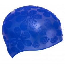 Шапочка для плавання Cima з об"ємними вушками блакитний, код: PL-6156_N-S52