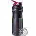 Шейкер спортивний (пляшка) BlenderBottle SportMixer Flip 28oz/820ml, чорний-рожевий, код: SM 28oz Black/Pink