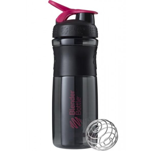 Шейкер спортивний (пляшка) BlenderBottle SportMixer Flip 28oz/820ml, чорний-рожевий, код: SM 28oz Black/Pink