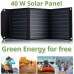 Портативний зарядний пристрій сонячна панель Bresser Mobile Solar Charger 40 Watt USB DC (3810040), код: 930149-SVA