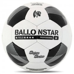 М"яч футбольний Ballonstar №5, білий-чорний, код: FB-4352_BK