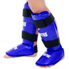 Захист гомілки і стопи SportKo L синій, код: SP-331-B_L Захист гомілки і стопи SportKo L синій, код: SP-331-B_L