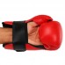 Рукавички тренувальні закритого типу для тхеквондо карате Fistrage розмір S, червоний, код: VL-5823_SR
