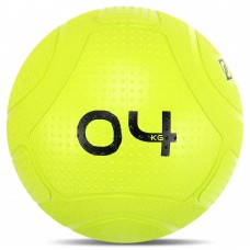 Слембол м"яч набивний для кросфіту та фітнесу Mdbuddy Slam Ball 4кг, салатовий, код: FI-1774-4