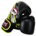 Боксерські рукавиці шкіряні Twins 10 унцій, чорний-салатовий, код: BO-5058_10LG Боксерські рукавиці шкіряні Twins 10 унцій, чорний-салатовий, код: BO-5058_10LG