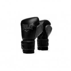 Боксерські рукавиці Everlast Powerlock 2R Training Glove 10 унцій, чорний, код: 009283608323