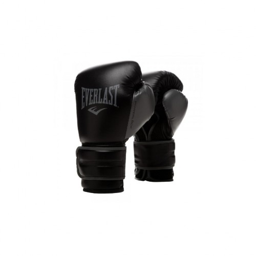 Боксерські рукавиці Everlast Powerlock 2R Training Glove 10 унцій, чорний, код: 009283608323