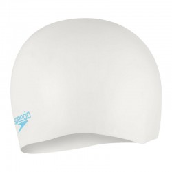 Шапка для плавання дитяча Speedo Plain Moud Silc Cap JF/JM/JU білий, код: 5059937668864