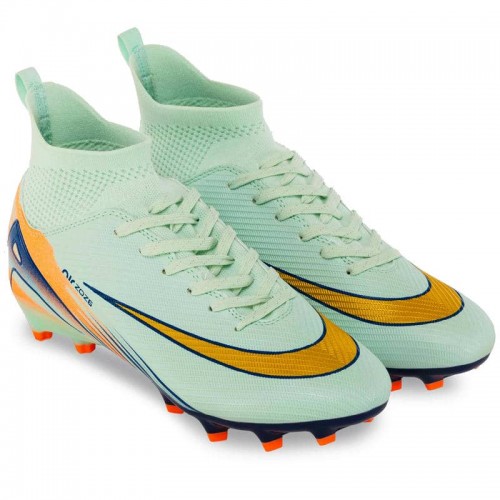 Бутси футбольні з носком PlayGame розмір 42, білий-блакитний, код: 2501B-2_42 Бутси футбольні з носком PlayGame розмір 42, білий-блакитний, код: 2501B-2_42