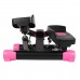 Міні-степпер поворотний з еспандерами SportVida Black/Pink, код: SV-HK0360