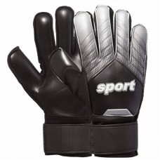 Рукавички воротарські PlayGame Sport  розмір 9, чорний-сірий, код: 920_BKGR_9-S52