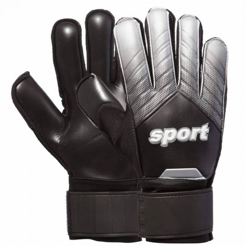 Рукавички воротарські PlayGame Sport  розмір 9, чорний-сірий, код: 920_BKGR_9-S52