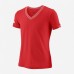 Футболка для тенісу дитяча Wilson jr Team V-neck S, червоний, код: 97512325639