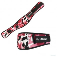 Жіночий пояс для фітнесу GymBeam L Pink Camo, код: 8588007254821