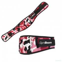 Жіночий пояс для фітнесу GymBeam L Pink Camo, код: 8588007254821