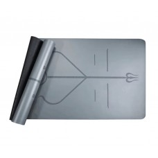 Мат для йоги Generation Fitness 1830х610х6 мм, сірий, код: 523390-AX