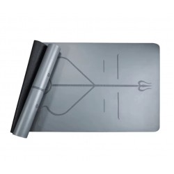 Мат для йоги Generation Fitness 1830х610х6 мм, сірий, код: 523390-AX