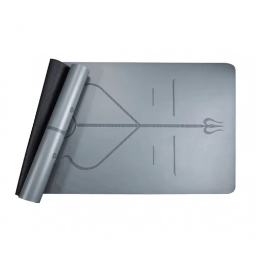 Мат для йоги Generation Fitness 1830х610х6 мм, сірий, код: 523390-AX