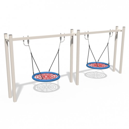 Гойдалка Місто Гніздо Лелеки InterAtletika 2 підвіса, код: TE431.4-SM