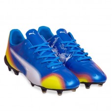 Бутси футбольні Puma розмір 44 (28,5см), синій-салатовий, код: 973-3_44BLLG