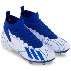 Бутси футбольні дитячі з носком PlayGame розмір 38, білий-синій, код: 9047-35-39-3_38 Бутси футбольні дитячі з носком PlayGame розмір 38, білий-синій, код: 9047-35-39-3_38