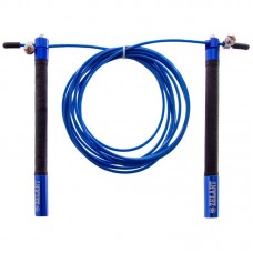 Скакалка швидкісна професійна Zelart зі сталевим тросом 3м синій, код: FI-5345_BL