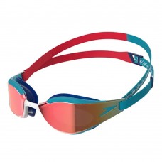 Окуляри для плавання дитячий Speedo Fastskin Hyper Elite Mirror Ju синій-червоний, код: 5059937564555