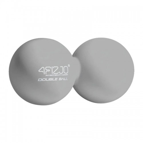 Масажний м'яч подвійний 4FIZJO Lacrosse Double Ball 6.5 x 13.5 см Grey, код: P-5907739314345